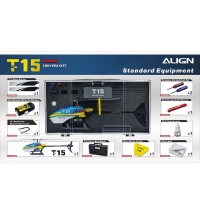Align T15 Electric Helicopter Combo Blue
