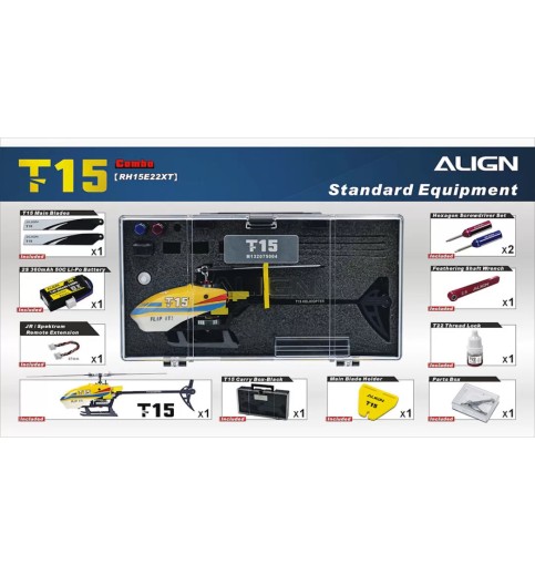 Align T15 Electric Helicopter Combo Yellow