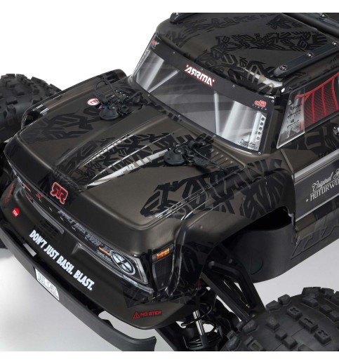 Arrma 1/5 Outcast 8S EXB 4X4 Roller Brushless Stunt Truck, Black