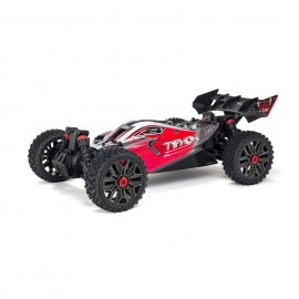 Arrma 1/8 TYPHON 3S 4X4 RTR Brushless Buggy, Red