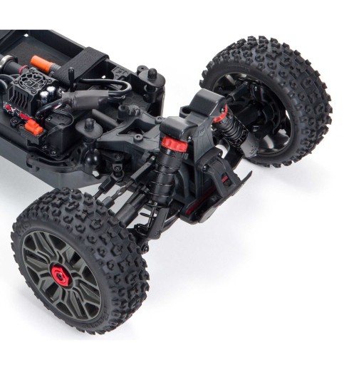 Arrma 1/8 TYPHON 3S 4X4 RTR Brushless Buggy, Red