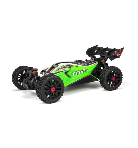 Arrma 1/8 TYPHON 4X4 RTR Brushed Buggy (Battery & Charger Included), Green