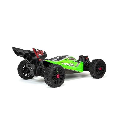 Arrma 1/8 TYPHON 4X4 RTR Brushed Buggy (Battery & Charger Included), Green
