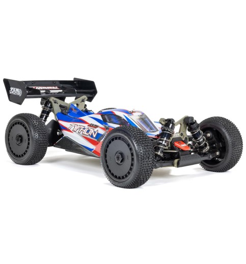 Arrma 1/8 TYPHON 6S TLR Tuned 4X4 RTR Brushless Buggy, Red/Blue Arrma 1/8 TYPHON 6S TLR Tuned 4X4 RTR Brushless Buggy, Red/Blue