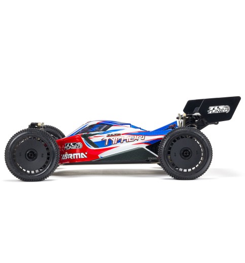 Arrma 1/8 TYPHON 6S TLR Tuned 4X4 RTR Brushless Buggy, Red/Blue Arrma 1/8 TYPHON 6S TLR Tuned 4X4 RTR Brushless Buggy, Red/Blue