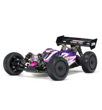 Arrma 1/8 TYPHON 6S TLR Tuned 4X4 Roller Brushless Buggy, Pink/Purple
