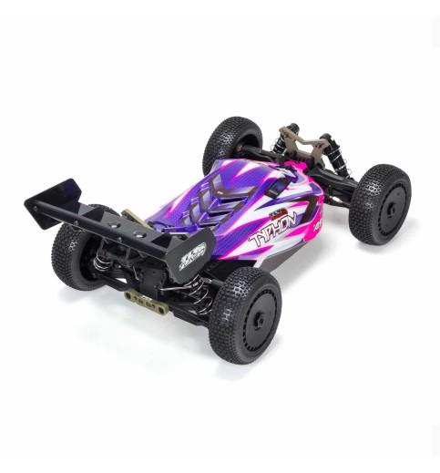 Arrma 1/8 TYPHON 6S TLR Tuned 4X4 Roller Brushless Buggy, Pink/Purple