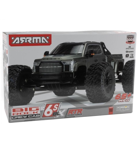 Arrma Big Rock 6S BLX 1/7 RTR 4WD Electric Brushless Monster Truck w/SLT3 2.4GHz Radio Arrma Big Rock 6S BLX 1/7 RTR 4WD Electric Brushless Monster Truck w/SLT3 2.4GHz Radio