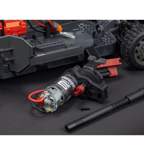 Arrma Infraction V3 1/8 RTR Electric 4X4 MEGA Resto-Mod Street Bash Truck (Red/Blue) w/Spektrum SLT3 2.4GHz Radio
