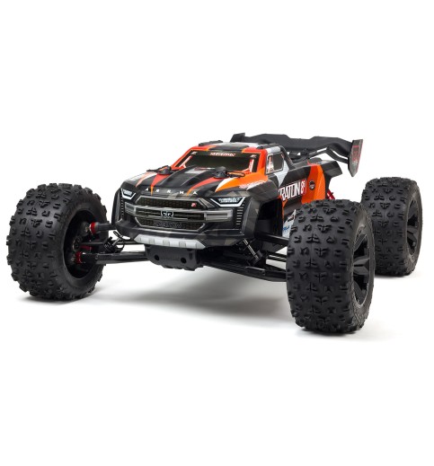 Arrma Kraton 8S BLX Brushless RTR 1/5 4WD Monster Truck (Orange) w/DX3 Radio, Smart ESC & AVC