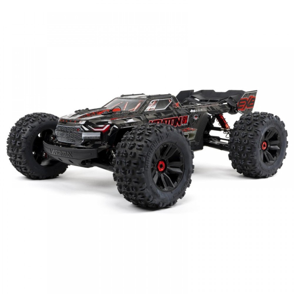 Arrma Kraton 8S BLX EXB Brushless RTR 1/5 4WD Monster Truck (Black) w/DX3 Radio, Smart ESC & AVC