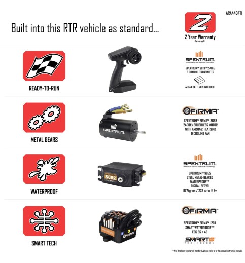 Arrma MOJAVE 4S BLX Brushless 1/8 4WD RTR Electric Desert Truck w/Spektrum SLT3 2.4GHz Radio