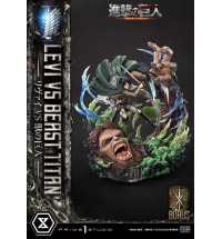 Attack on Titan Ultimate Premium Masterline Levi Versus Beast Titan 1/4 Scale Statue (With Bonus)