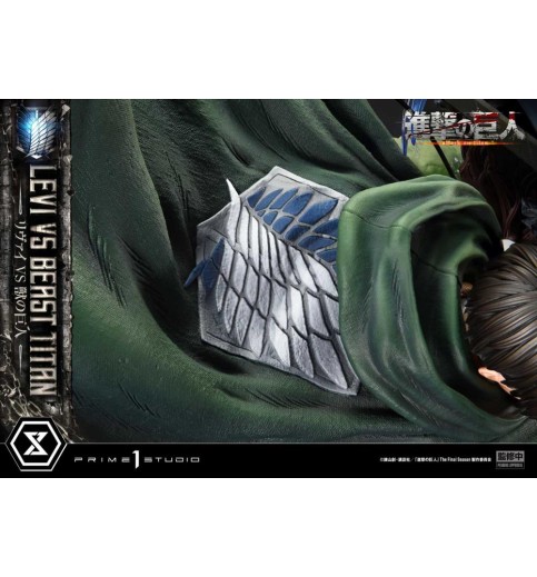 Attack on Titan Ultimate Premium Masterline Levi Versus Beast Titan 1/4 Scale Statue (With Bonus) Attack on Titan Ultimate Premium Masterline Levi Versus Beast Titan 1/4 Scale Statue (With Bonus)