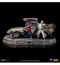 Back to the Future DeLorean (Full Set) 1/10 Art Scale Limited Edition Statue