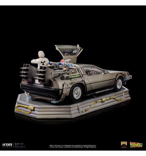 Back to the Future DeLorean (Full Set) 1/10 Art Scale Limited Edition Statue