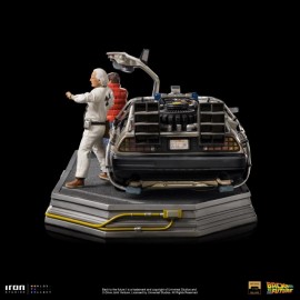 Back to the Future DeLorean (Full Set) 1/10 Art Scale Limited Edition Statue