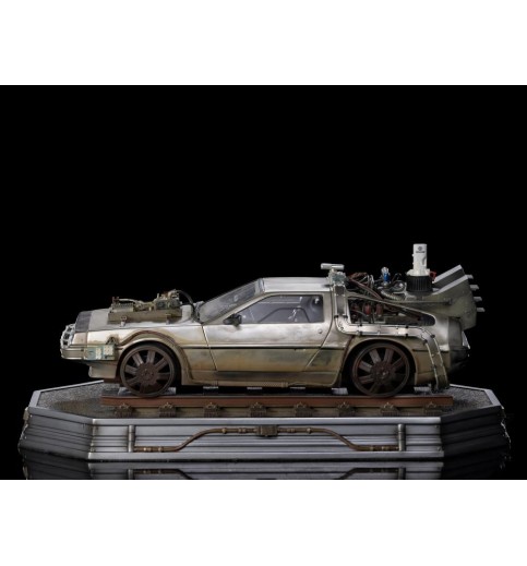Back to the Future Part III DeLorean (Train Track) 1/10 Art Scale Limited Edition Statue Back to the Future Part III DeLorean (Train Track) 1/10 Art Scale Limited Edition Statue