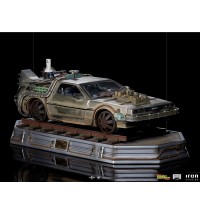 Back to the Future Part III DeLorean (Train Track) 1/10 Art Scale Limited Edition Statue