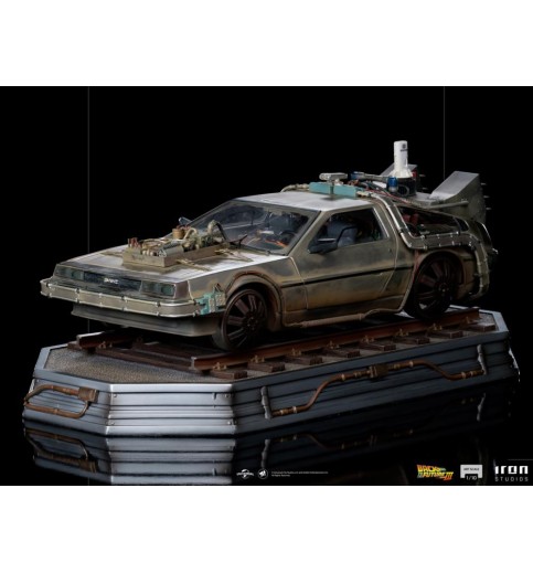 Back to the Future Part III DeLorean (Train Track) 1/10 Art Scale Limited Edition Statue Back to the Future Part III DeLorean (Train Track) 1/10 Art Scale Limited Edition Statue