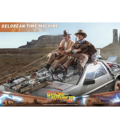 Back to the Future Part III MMS738 DeLorean Time Machine 1/6th Scale Collectible Vehicle Back to the Future Part III MMS738 DeLorean Time Machine 1/6th Scale Collectible Vehicle