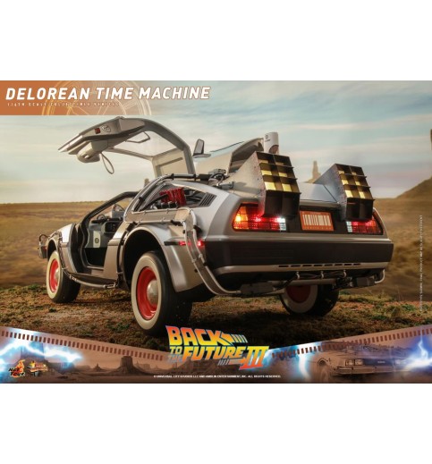 Back to the Future Part III MMS738 DeLorean Time Machine 1/6th Scale Collectible Vehicle Back to the Future Part III MMS738 DeLorean Time Machine 1/6th Scale Collectible Vehicle