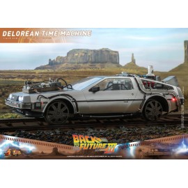 Back to the Future Part III MMS738 DeLorean Time Machine 1/6th Scale Collectible Vehicle