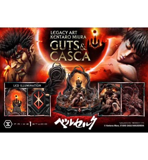 Berserk Legacy Art "Kentaro Miura" Guts & Casca 1/4 Scale Limited Edition Statue (With Bonus) Berserk Legacy Art "Kentaro Miura" Guts & Casca 1/4 Scale Limited Edition Statue (With Bonus)