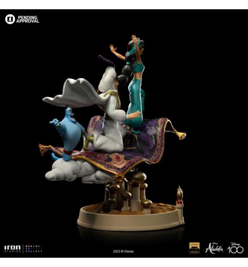 Disney Classics Aladdin and Jasmine Deluxe (Disney 100th Anniversary) 1/10 Art Scale Limited Edition Statue Disney Classics Aladdin and Jasmine Deluxe (Disney 100th Anniversary) 1/10 Art Scale Limited Edition Statue