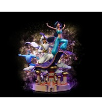 Disney Classics Aladdin and Jasmine Deluxe (Disney 100th Anniversary) 1/10 Art Scale Limited Edition Statue