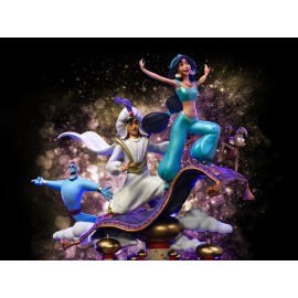 Disney Classics Aladdin and Jasmine Deluxe (Disney 100th Anniversary) 1/10 Art Scale Limited Edition Statue