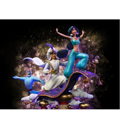 Disney Classics Aladdin and Jasmine Deluxe (Disney 100th Anniversary) 1/10 Art Scale Limited Edition Statue Disney Classics Aladdin and Jasmine Deluxe (Disney 100th Anniversary) 1/10 Art Scale Limited Edition Statue