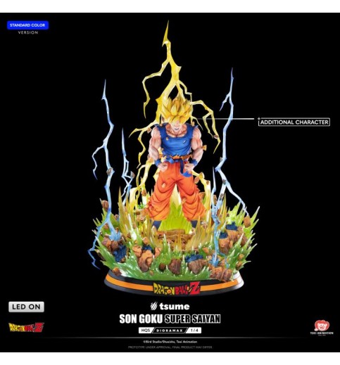 Dragon Ball Z HQS Dioramax Son Goku Super Saiyan (Standard) 1/4 Scale Limited Edition Statue Dragon Ball Z HQS Dioramax Son Goku Super Saiyan (Standard) 1/4 Scale Limited Edition Statue
