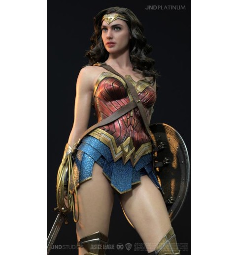 Justice League Hyperreal Platinum Wonder Woman 1/3 Scale Statue Justice League Hyperreal Platinum Wonder Woman 1/3 Scale Statue