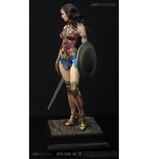 Justice League Hyperreal Platinum Wonder Woman 1/3 Scale Statue Justice League Hyperreal Platinum Wonder Woman 1/3 Scale Statue