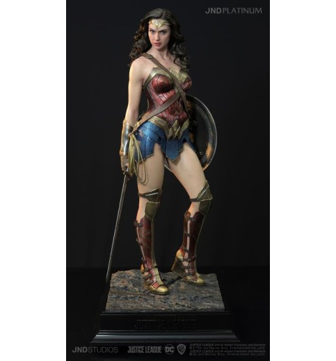 Justice League Hyperreal Platinum Wonder Woman 1/3 Scale Statue Justice League Hyperreal Platinum Wonder Woman 1/3 Scale Statue
