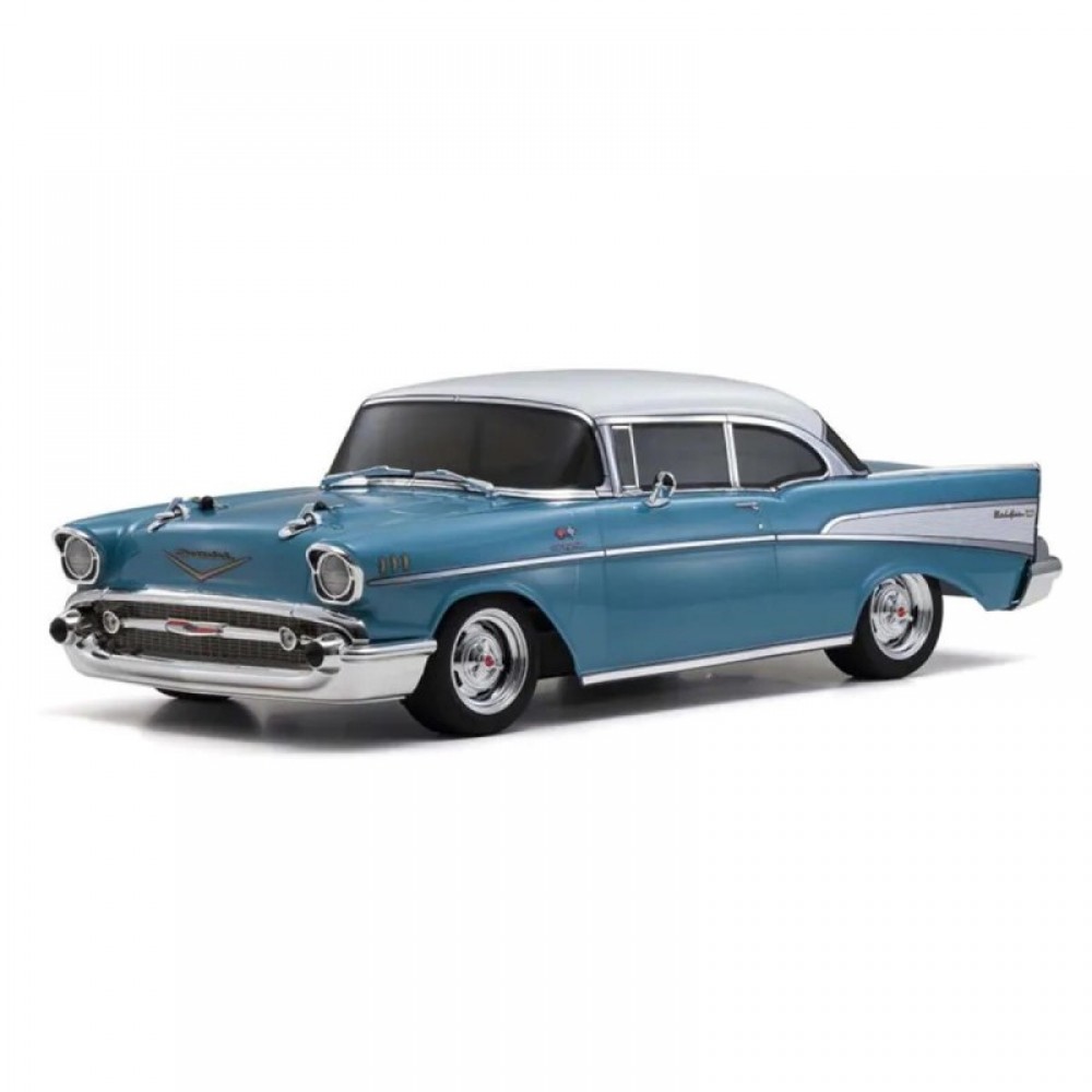 Kyosho EP Fazer Mk2 FZ02L 1957 Chevy Bel Air Coupe ReadySet (Turquoise) w/Syncro KT-231P+ Radio