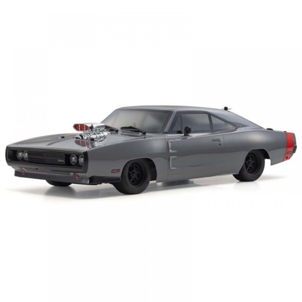 Kyosho EP Fazer Mk2 FZ02L VE 1970 Dodge Charger Supercharged ReadySet (Grey) w/Syncro KT-231P+ Radio