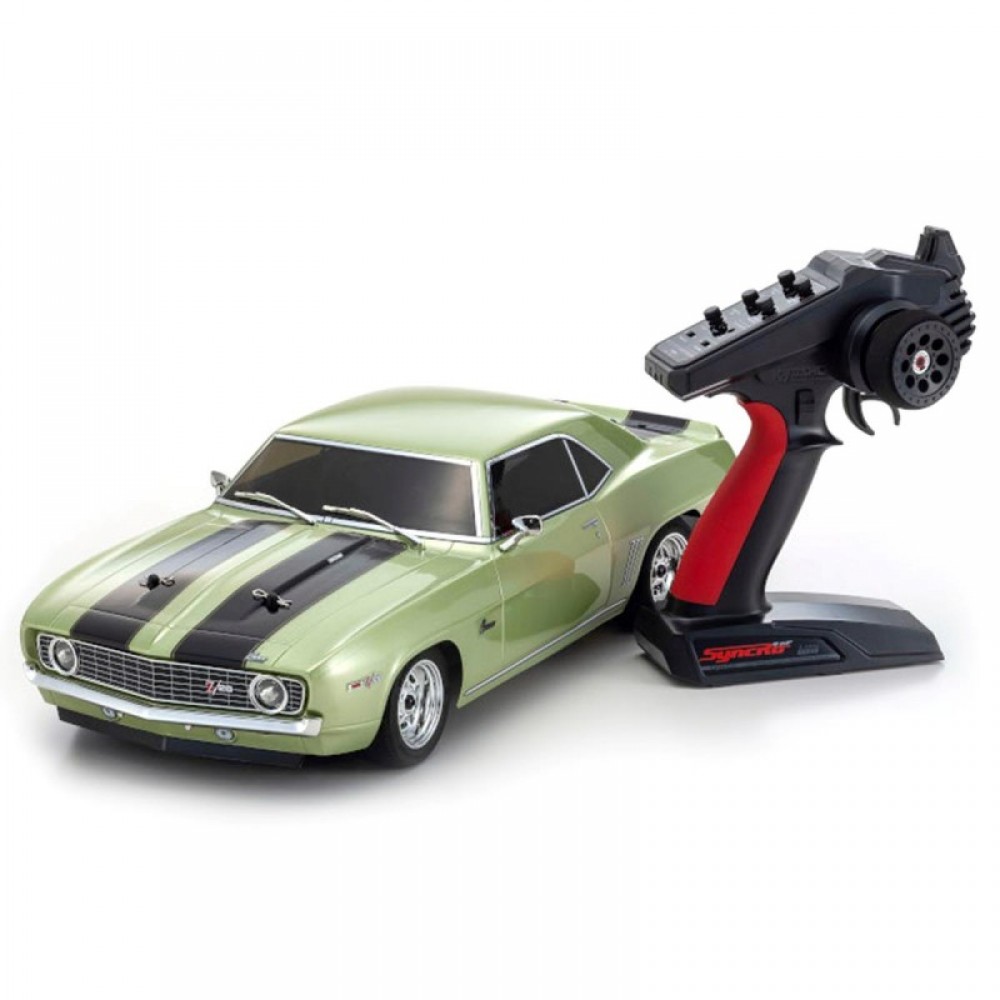 Kyosho Fazer Mk2 FZ02 1969 Chevy Camaro Z/28 ReadySet (Frost Green) w/Syncro KT-231P Radio