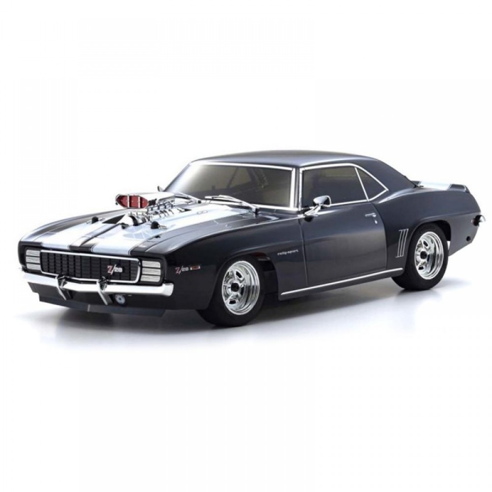 Kyosho Fazer Mk2 FZ02 VE 69 Camaro Z/28 RS Supercharged ReadySet (Tuxedo Black) w/Syncro KT-231P+