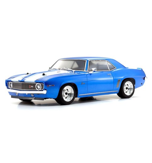 Kyosho Fazer Mk2 FZ02L 1969 Chevy Camaro Z/28 ReadySet Muscle Car (Le Mans Blue) w/Syncro KT-231P Radio