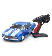 Kyosho Fazer Mk2 FZ02L 1969 Chevy Camaro Z/28 ReadySet Muscle Car (Le Mans Blue) w/Syncro KT-231P Radio