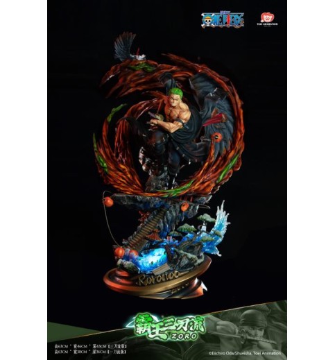 One Piece Roronoa Zoro (Overlord Three Knife Flow) Limited Edition Statue One Piece Roronoa Zoro (Overlord Three Knife Flow) Limited Edition Statue