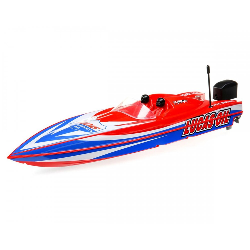 Pro Boat 17" Power Boat Racer Deep-V RTR Brushless Boat (Lucas Oil) w/2.4GHz Radio & SMART