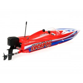 Pro Boat 17" Power Boat Racer Deep-V RTR Brushless Boat (Lucas Oil) w/2.4GHz Radio & SMART