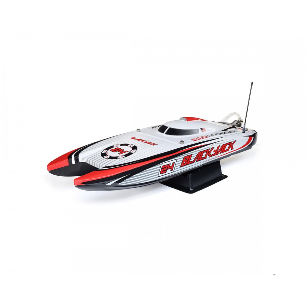 Pro Boat Blackjack 24" V2 Catamaran Brushless RTR Electric Boat (Vegas Offshore) w/SLT2 2.4GHz Radio