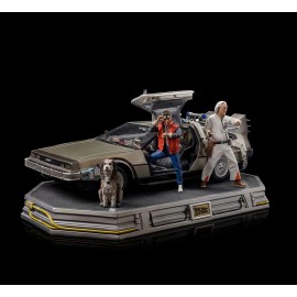 Statue DeLorean Full Set Deluxe - Back to the Future - Art Scale 1/10 