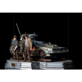 Statue Delorean (Full Set) - Back To The Future III - Art Scale 1/10