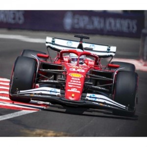 Look Smart Ferrari SF-25 - 2025 Monaco Grand Prix - #16 Charles Leclerc 1:12 Model Car