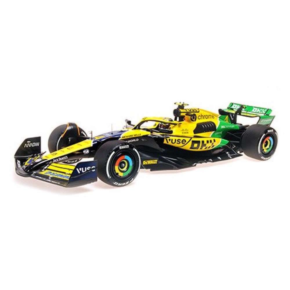 Minichamps McLaren MCL38 - 2024 Monaco Grand Prix - #4 L. Norris 1:12 Model Car